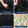 Giant Bean Bag Chair 6 Feet With Memory Foam Filler - Black