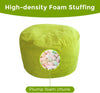 Giant Convertible Bean Bag Chair Extra Large Size With Memory Foam Filler, Folds From Chair To Mattress