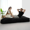 Giant Convertible Bean Bag Chair Extra Large Size With Memory Foam Filler, Folds From Chair To Mattress