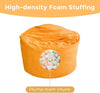 Giant Convertible Bean Bag Chair Extra Large Size With Memory Foam Filler, Folds From Chair To Mattress