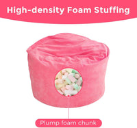 Giant Convertible Bean Bag Chair Extra Large Size With Memory Foam Filler, Folds From Chair To Mattress