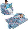 Bean Bag Chair Bed for Kids, Convertible Fairy and Dinosaur Bean Bag Folds from Lazy Chair to Floor Mattress Bed