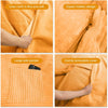 Giant Convertible Bean Bag Chair Extra Large Size With Memory Foam Filler, Folds From Chair To Mattress