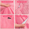 Giant Convertible Bean Bag Chair Extra Large Size With Memory Foam Filler, Folds From Chair To Mattress