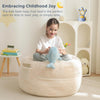 Bean Bag Chair Bed for Kids, Convertible Bean Bag Folds from Lazy Chair to Floor Mattress Bed