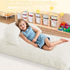 Bean Bag Chair Bed for Kids, Convertible Fairy and Dinosaur Bean Bag Folds from Lazy Chair to Floor Mattress Bed