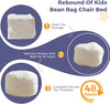 Bean Bag Chair Bed for Kids, Convertible Bean Bag Folds from Lazy Chair to Floor Mattress Bed