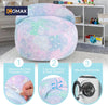 Bean Bag Chair Bed for Kids, Convertible Fairy and Dinosaur Bean Bag Folds from Lazy Chair to Floor Mattress Bed
