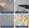 Giant Bean Bag Chair 6 Feet Liner Pattern With Filler - Grey