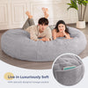 Giant Bean Bag Chair 6 Feet Fluffy and Large With Filler