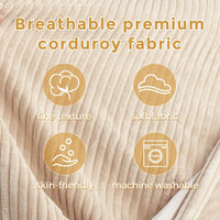 Giant Convertible Bean Bag Chair Extra Large Size With Memory Foam Filler, Folds From Chair To Mattress
