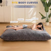 3 in 1 Bean Bag Chair, Giant Bean Bag Sofa Bed, Floor Mattress with High-Density Foam Filling, Bean Bag Chair for Adult