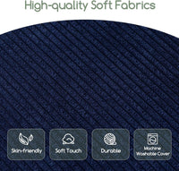 Giant Convertible Bean Bag Chair Large Size With Memory Foam Filler, Folds From Chair To Mattres