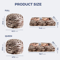 Giant Bean Bag Chair Bed for Adults, Convertible Beanbag Folds from Lazy Chair to Floor Mattress Bed