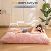 3 in 1 Bean Bag Chair, Giant Bean Bag Sofa Bed, Floor Mattress with High-Density Foam Filling, Bean Bag Chair for Adult