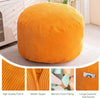 Giant Convertible Bean Bag Chair Large Size With Memory Foam Filler, Folds From Chair To Mattres