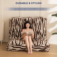 Giant Bean Bag Chair Bed for Adults, Convertible Beanbag Folds from Lazy Chair to Floor Mattress Bed