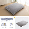 3 in 1 Bean Bag Chair, Giant Bean Bag Sofa Bed, Floor Mattress with High-Density Foam Filling, Bean Bag Chair for Adult