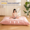 3 in 1 Bean Bag Chair, Giant Bean Bag Sofa Bed, Floor Mattress with High-Density Foam Filling, Bean Bag Chair for Adult