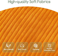 Giant Convertible Bean Bag Chair Large Size With Memory Foam Filler, Folds From Chair To Mattres