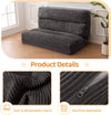 Giant Bean Bag Chair & Bed – Foldable Bean Bag Couch for Adults with Removable Faux Fur Cover
