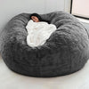 Giant 7ft Fur Bean Bag ( Beans are included)