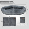 6ft Large Human Dog Bean Bag Bed With Blanket