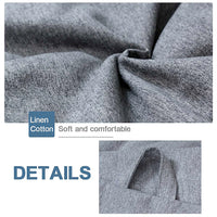 4ft Large Linen Bean Bag Chair (Fillers are Included)
