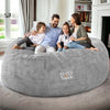 Large 5ft Fur Bean Bag Round ( Fillers are included- Complete Set)