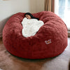 Giant 6ft Fur Bean Bag Round ( Fillers are included- Complete Set)