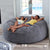 Stretch and Flow: Practicing Yoga on a Giant Bean Bag