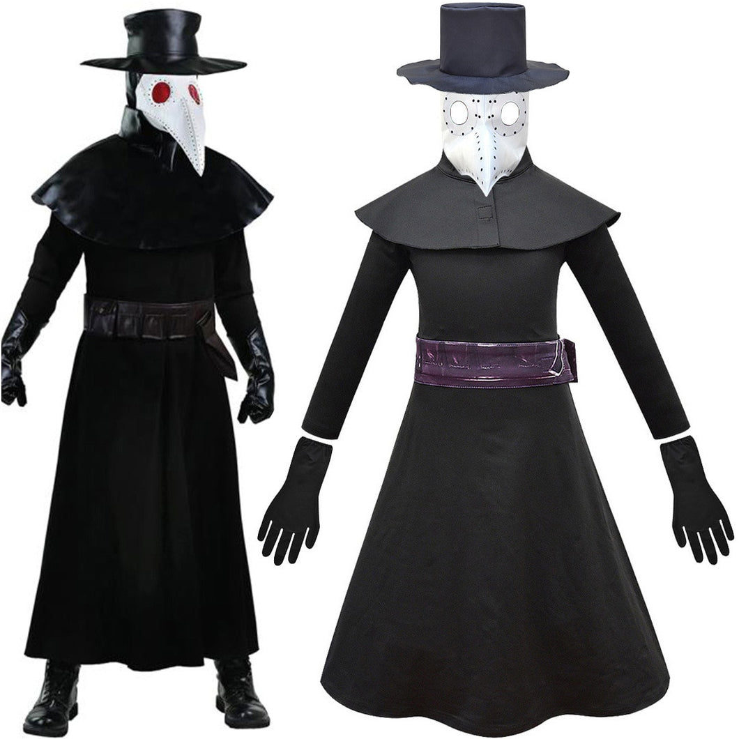 Game Darkest Dungeon The Plague Doctor Cosplay  Halloween Costume Set - BRANDNMART