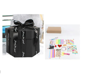 Surprise Explosion Box DIY Handmade Scrapbook Photo Album Gift Box for Valentine Gift - BRANDNMART