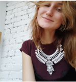Alloy Diamond Crystal Necklace - BRANDNMART
