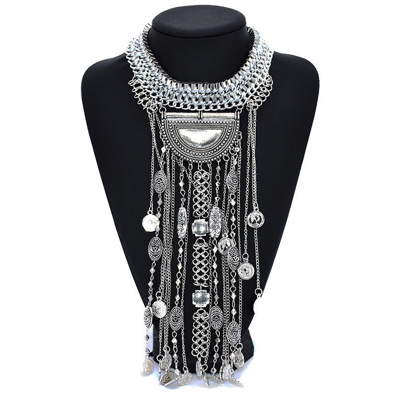 Alloy Diamond Crystal Necklace - BRANDNMART