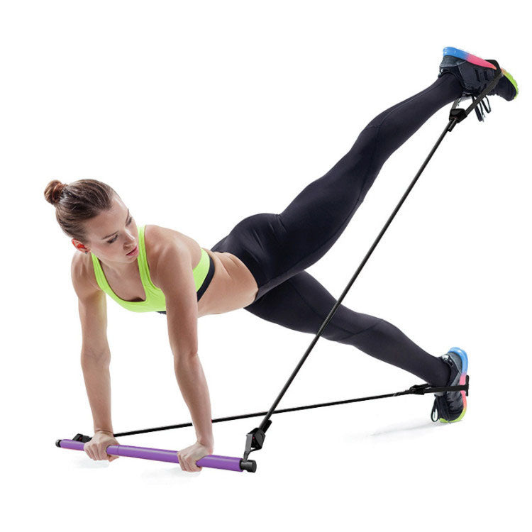 Pilates Bar, Yoga Bar, Fitness Body, Yoga, Slimming, Pilates Bar, Tension Bar, Multifunctional Abdomen And Chest Expander - BRANDNMART