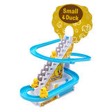 Little Duck Climbing Stairs Toy  Little Penguin Automatic Ladder Light - BRANDNMART