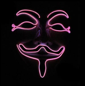 New LED Guy Fawkes Mask - BRANDNMART