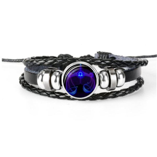 Zodiac Constellation Bracelet Braided Design Bracelet For Men Women Kids - BRANDNMART