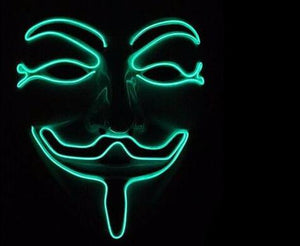 New LED Guy Fawkes Mask - BRANDNMART