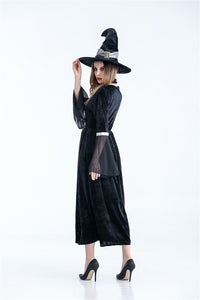 Women Scary Witch Costumes Adult Sorceress Cosplay Costume For Halloween Carnival Fancy Dress Women Magic Moment Costume - BRANDNMART