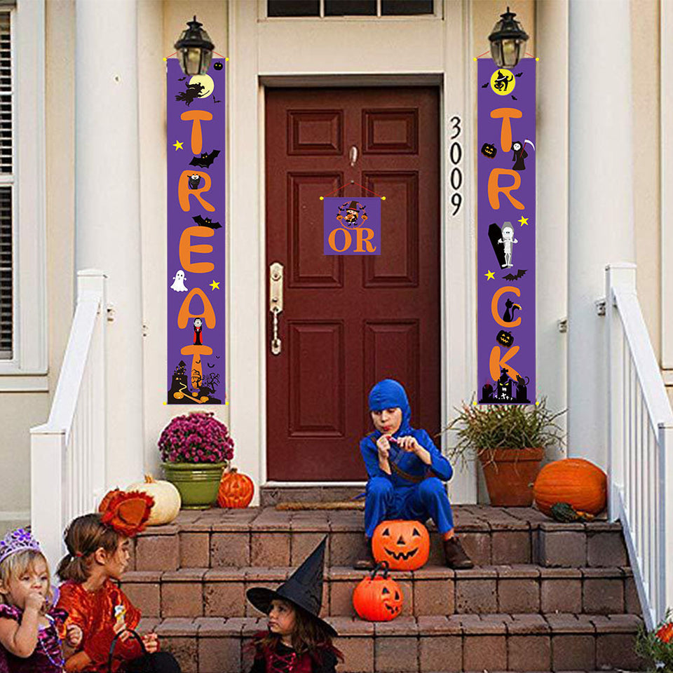 Halloween decoration outdoor banner halloween couplets - BRANDNMART