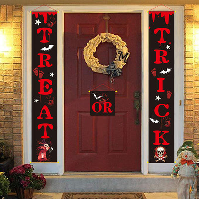 Halloween decoration outdoor banner halloween couplets - BRANDNMART