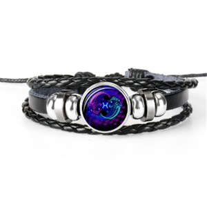 Zodiac Constellation Bracelet Braided Design Bracelet For Men Women Kids - BRANDNMART