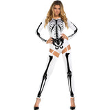 Halloween Cosplay Costume Skull Zombie Uniform - BRANDNMART