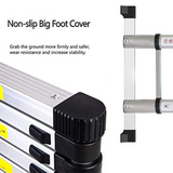 Compact Telescoping Attic Access Folding Ladder Loft Stairs - BRANDNMART