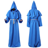 Halloween Costume Medieval Friar Wizard Costume - BRANDNMART