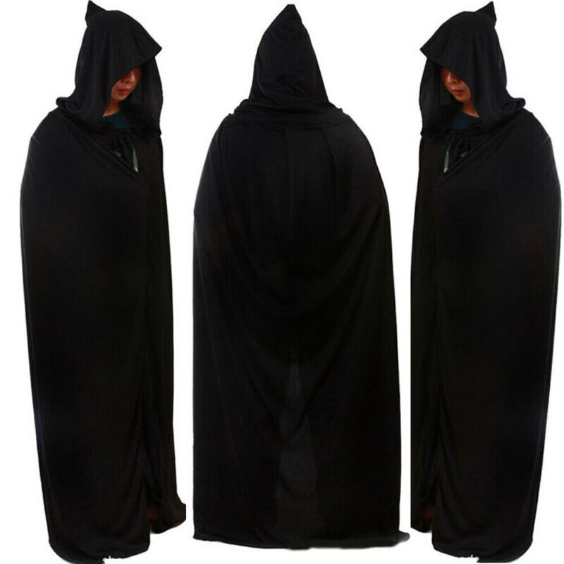 Halloween Cloak Cape Hooded Medieval Costume - BRANDNMART