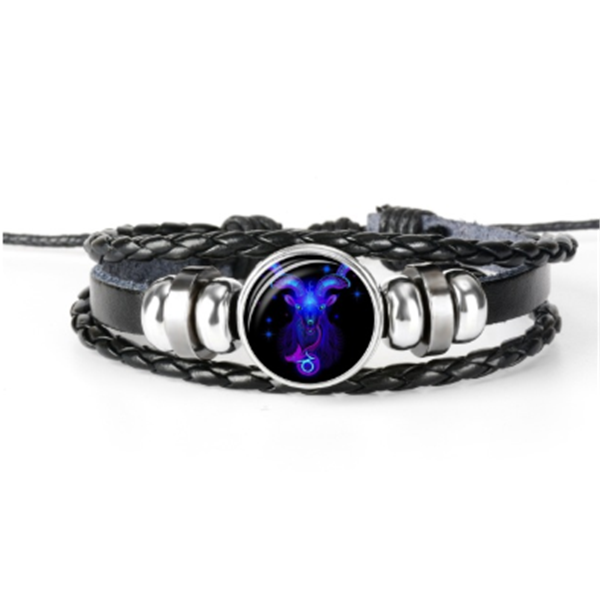 Zodiac Constellation Bracelet Braided Design Bracelet For Men Women Kids - BRANDNMART