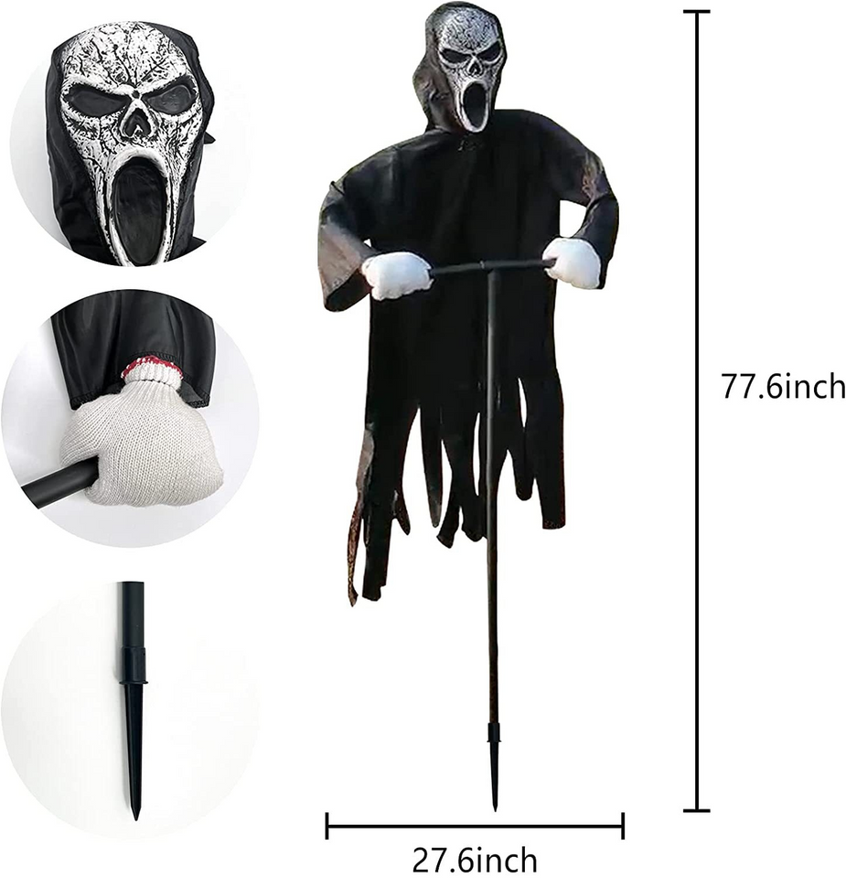 Halloween Scream Scarecrow Decoration - BRANDNMART